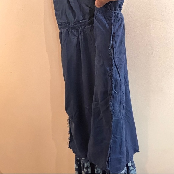 ABERCROMBIE & FITCH Sz S Spaghetti Straps Ruffles Tiered Floral Maxi Dress - Picture 14 of 15